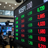 코스피200 야간선물 지수 실시간 조회 보는 곳